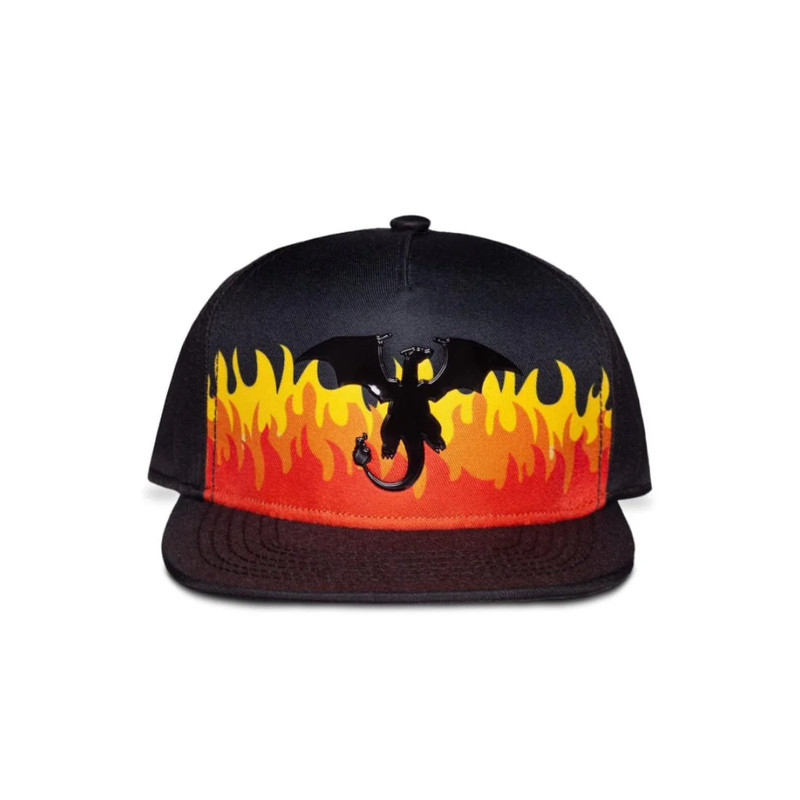 Difuzed Pokémon Charizard Men's Snapback Cap - قبعة